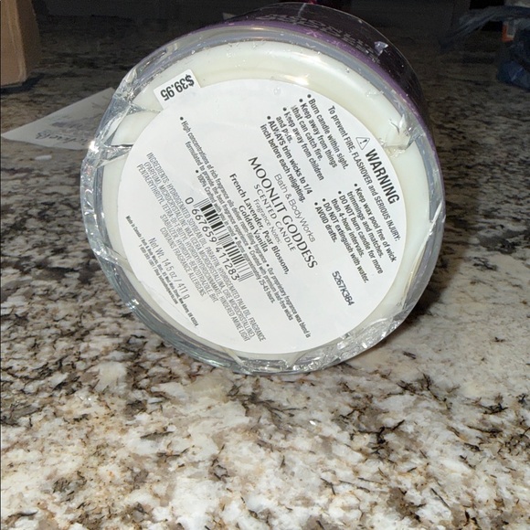 Moonlit Goddess Purple Candle - Picture 2 of 3